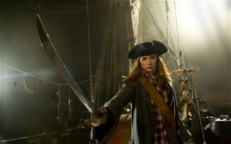 amy acting like pirate