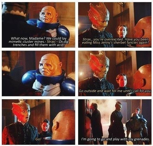 strax being awesome